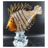 Large Murano Glass Style Fish Statue #2