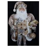 Hand Crafted Champagne Santa Claus