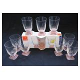 12pc Bormioli Rocco Nabucco Crystal Glasses