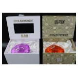 Oleg Cassini Crystal Fish Paperweights