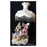 Vintage Capodimonte Made in Italy Table Lamp