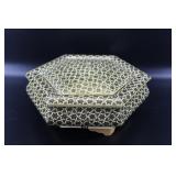 Vtg Anglo-Indian Micro Sadeli Mosaic Trinket Box