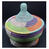 Hand Crafted West African Sweetgrass Basket