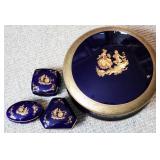 French Limoges Porcelain Trinket Boxes