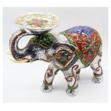 Mosaic Elephant Candle Holder