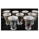 9pc. Vintage Royal Scotland Tea Cups