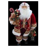 Hand Crafted Reds & Golds Santa Claus