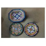 Signed Hand Painted Serving Plates