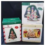 3pc Department 56 Christmas Scenes