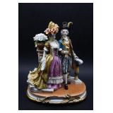 Vntg Dresden German Porcelain Victorian Couple Fig
