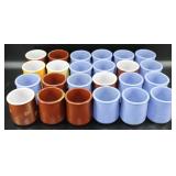 24pc. La Fermiere Terra Cotta Yogurt Pots