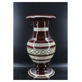 Vintage Egyptian Inlaid Mother of Pearl Vase