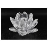 Swarovski Crystal Waterlily Candle Holder