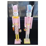 2pc Bunny Boulevard Easter Bunny Nutcracker