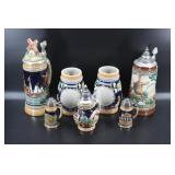 Collection of German Steins