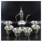 Brass Indian Sarna Aftaba Set