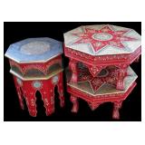 3pc Moroccan Style Side Tables