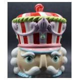 December Diamonds 10" Nutcracker Head Cookie Jar