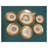 Vintage "Crest-O-Gold 22K Plates & More
