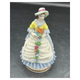 Vintage Irish Dresden Lace Figurine Lady