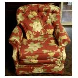 Floral Tufted Chair