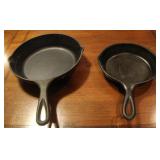 Pair of Lodge Cast Iron Skillets