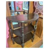 Antique 3 Shelf Table - Tiered