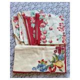 Vintage Table Runners and Tablecloth