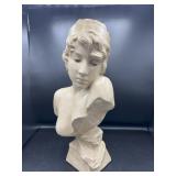 Vintage French Bust Statue