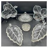 Mid Century Clear Glass Pieces