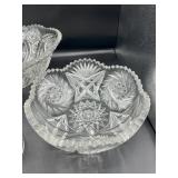Antique American Brilliant Cut Glass Bowl