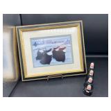Nuns Ice Skating Print & Dept 56 Figurine