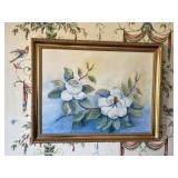 Large Magnolia Oil on Canvas