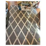 Area Rug and Loads of Throw Pillows