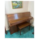 Baldwin Console Piano with Piano Stool