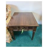Vintage All Wood End Table