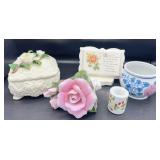 Collection of Ceramic and Porcelain Dï¿½cor