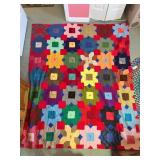 Reversible Handmade Quilt - Signed