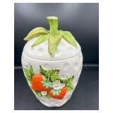 Vintage Maruni Strawberry Cookie Jar