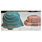 Set of 2 Art Deco Celluloid Ring Boxes