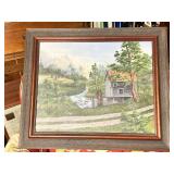 Gary Lundy Framed Oil on Canvas