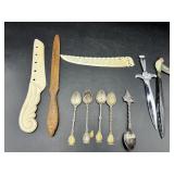 Collection of Vintage Letter Openers & More