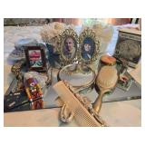Vanity Tray and Assorted Vanity Items
