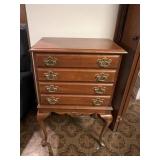 Vintage Queen Anne Style Silver Chest
