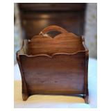 Solid Wood Magazine Rack
