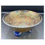 Antique Fenton Royal Blue Carnival Glass