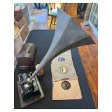 Antique Thomas A Edison GEM Phonograph & More