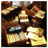 Large Box of Cassette Tapes and More