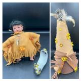 Authentic Native American TeePee & Child