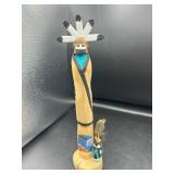 Long Haired Kachina Signed